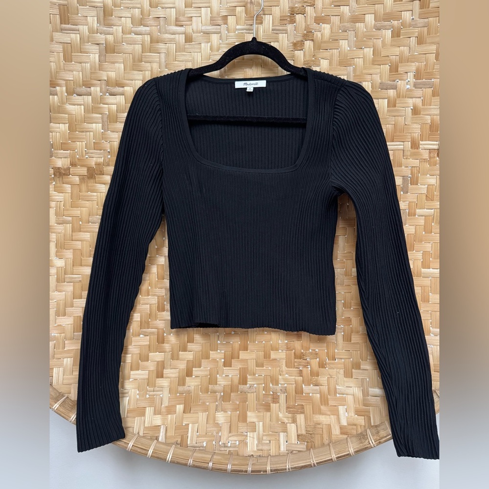 Madewell - Ottoman pullover crop sweater